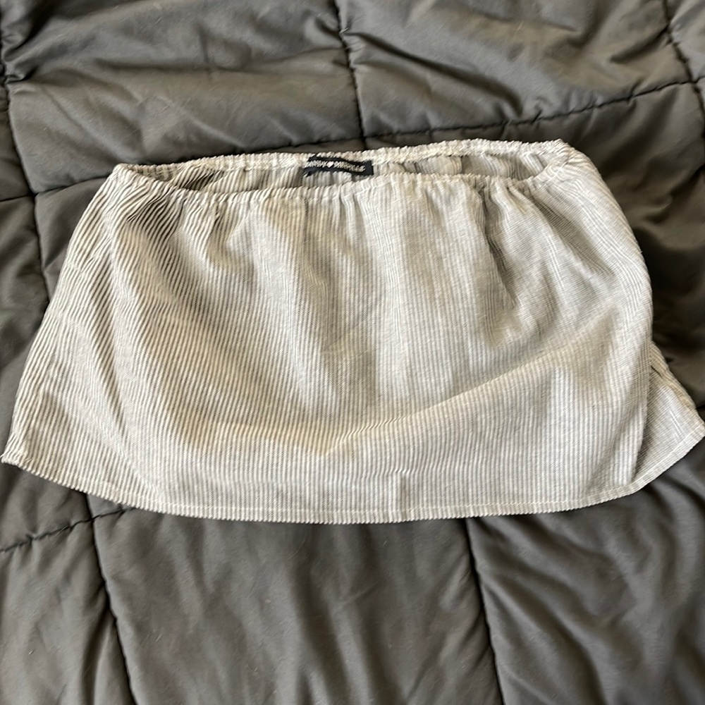 brandy melville striped crop top